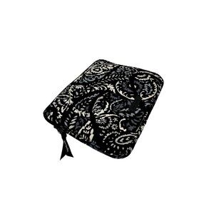 Vera Bradley Paisley Noir 10 Inch Black & White Quilted Tablet Sleeve